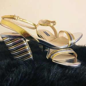 Parker & Sky Open Toe Heels